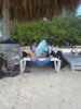 Playa Cas Aboa: Donar's ingepakte voet (65kb)