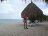 Playa Cas Aboa: 30 graden maar wel met regen (53kb)