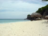 Playa Kalki  bij Westpunt (36kb)