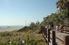 Boardwalk behind the Palms Hotel (88kb)