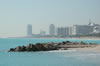 Beach behind the Palms Hotel (46kb)