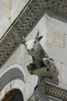 Pisa: Campo dei Miracoli: Duomo detail (77kb)